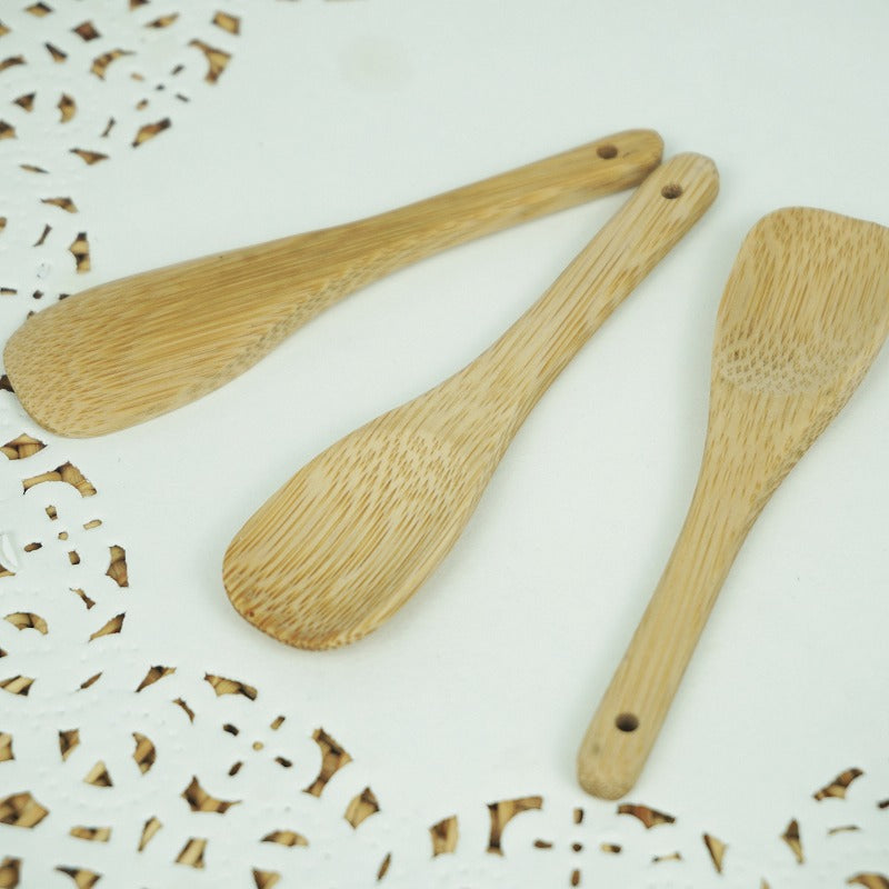 Manufacturer Wholesale Japanese-Style Yogurt Pudding Bamboo Spoon Baby Spoon Mini Spoon Food-Grade Bamboo Spoon Children's Small Spoon