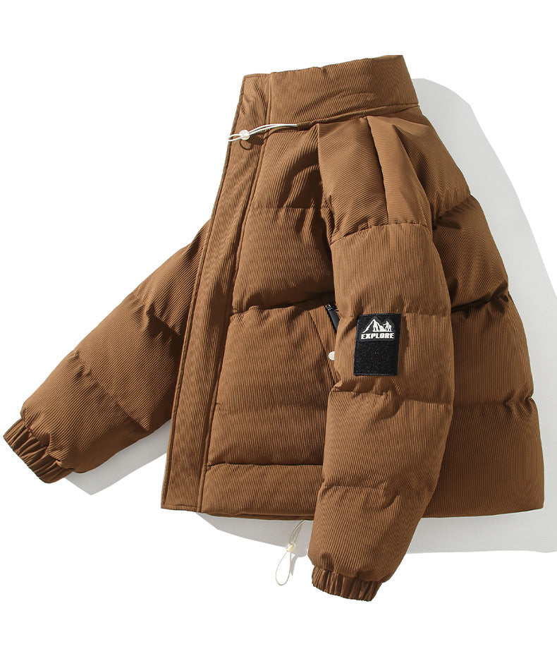 American Street Fashion Brand Graphene Winter Thickened I Charge Daily Casual All-match Cotton Jacket