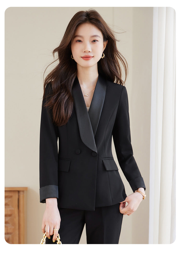 High-End Suit Suit Spring & Fall New Goddess Style Casual Slimming Look Elegant Fashion Commuter Business Professional Workwear
