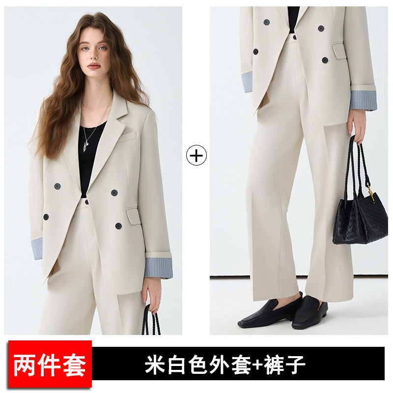 Cross-Border 2025 Blazer for Women Korean Drama Heroine Outfit Professional Formal Suit Casual Black High-End Commuting