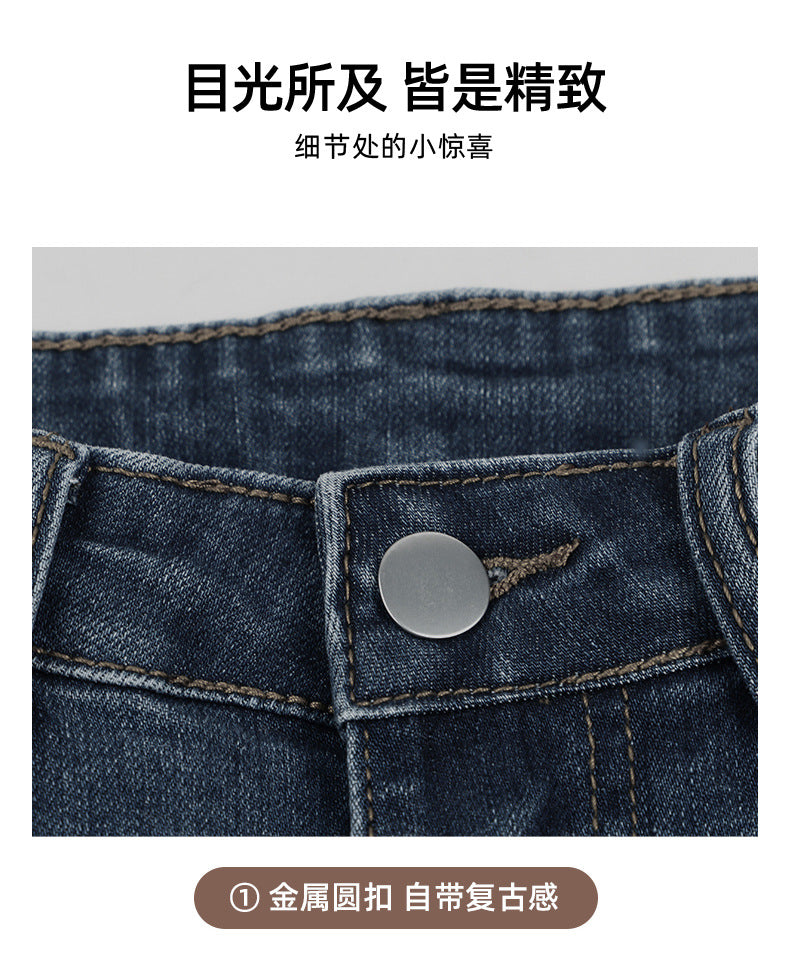 Women's Cropped Cigarette Pants 2026 New Autumn High-Waisted Slim-Fit Stretchy Skin-Friendly Comfortable Baguette Narrow Straight-Leg Pants