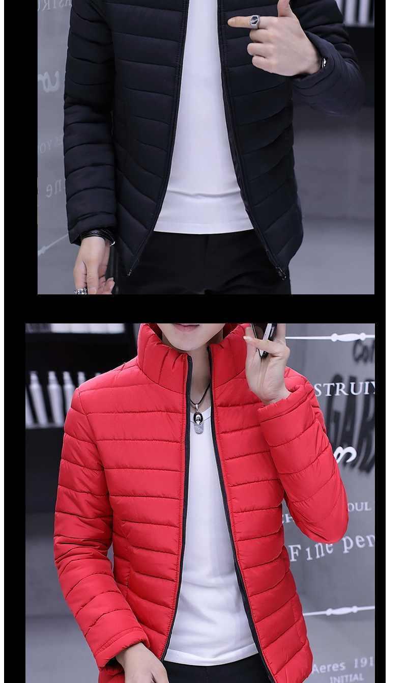 2024 cotton-padded coat men's winter short hooded cotton-padded jacket men's bread clothing loose casual coat men's thin cotton-padded jacket