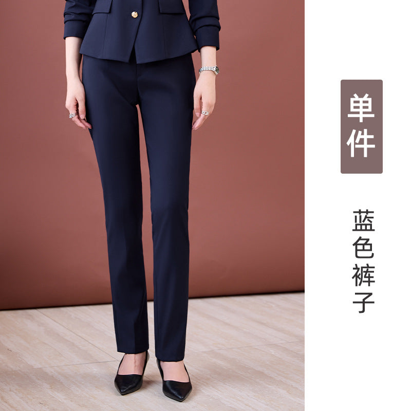 Professional Suit Suit Women's Autumn and Winter New Hotel Front Desk Jewelry Store Workwear Beauty Salon Front Desk Manager Workwear