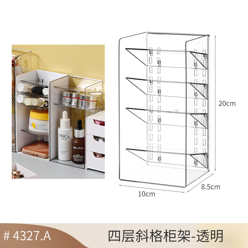 5028. Japan Km.5029. Simple Transparent Shelf, Multiple Hand-Made Display Shelves Can Be Stacked