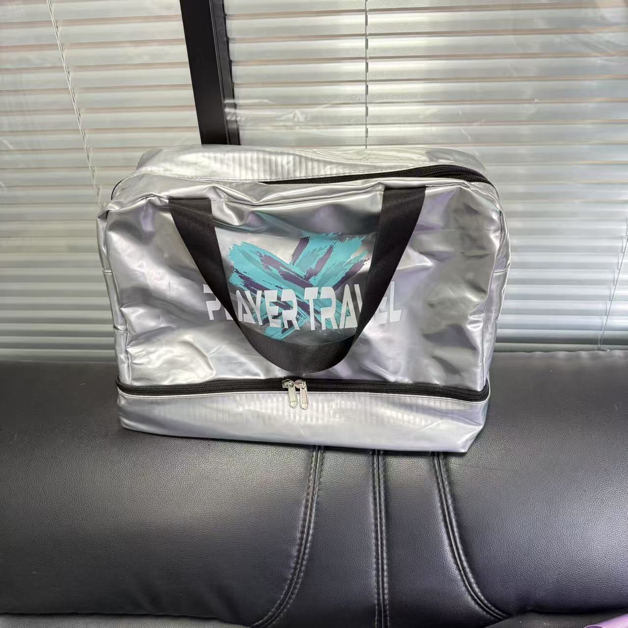 Cross-Border Swimming Bag, Portable Wet and Dry Separation Waterproof Toiletry Bag, Portable Double-Layer Beach Bag, Outdoor Travel Storage Bag