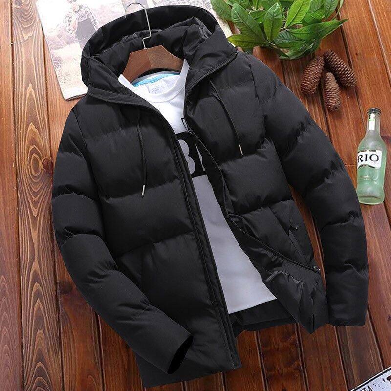 Foreign Trade Cross-border Winter Cotton-padded Jacket Men's New Handsome Short Cotton-padded Jacket Korean Style Slim-fit Fashionable Cotton-padded Jacket Men's Wear