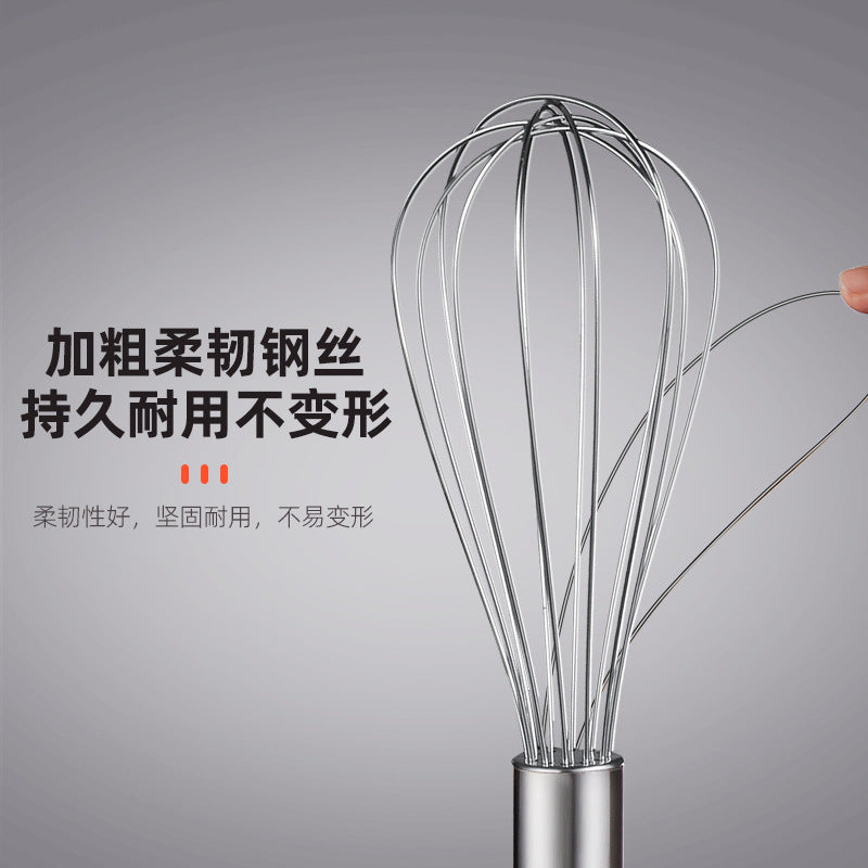 Factory spot supply manual egg beater stainless steel silicone egg beater hand mixer silicone egg beater
