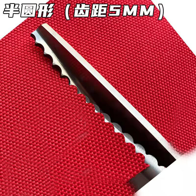 Handmade DIY Triangle Sawtooth Hair Cutter Tailor Scissors Handmade Lace Cutter Wave Cut Lace Household Scissors