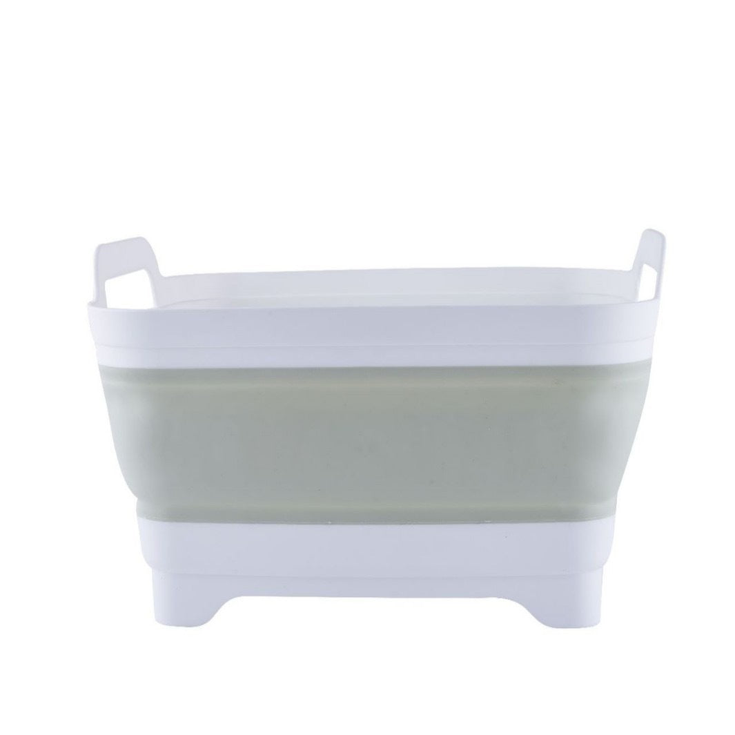 Cross-border Kitchen Sink Folding Square Vegetable Washing Basin Telescopic Draining Basket Portable Folding Basket Washing Fruit and Vegetable Storage Frame