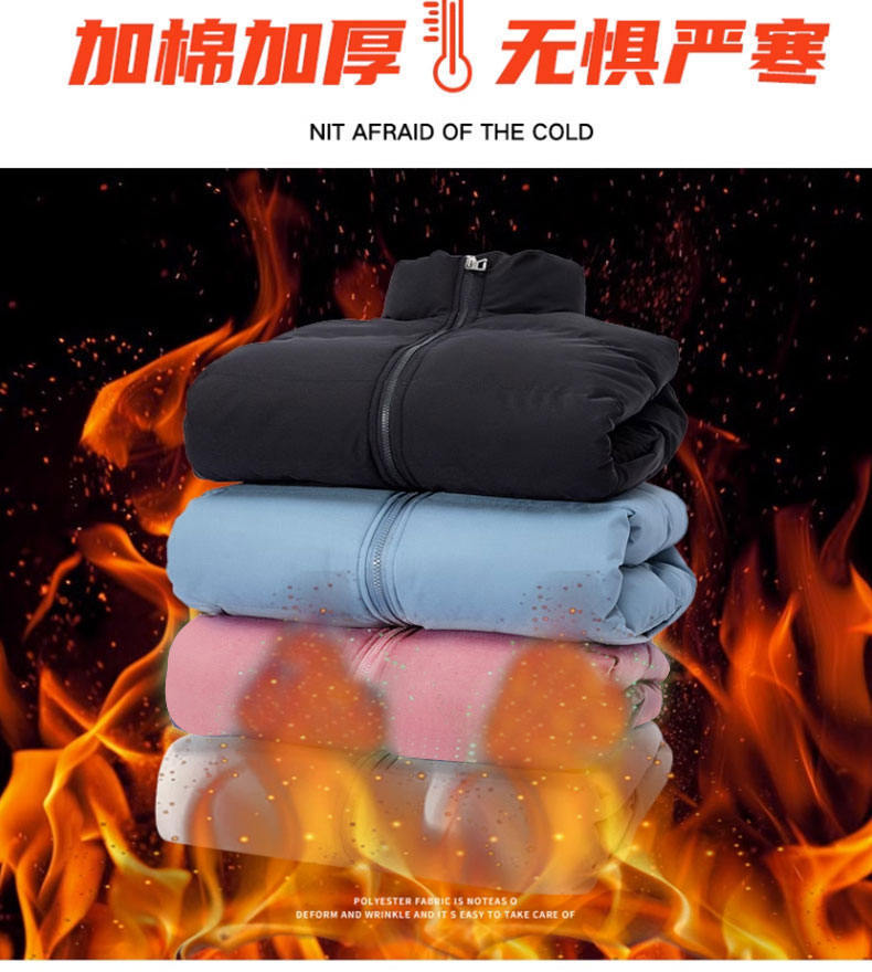 Cross-border foreign trade wholesale winter cotton-padded jacket male teenagers students thickened bread clothing trend warm cotton-padded jacket jacket male