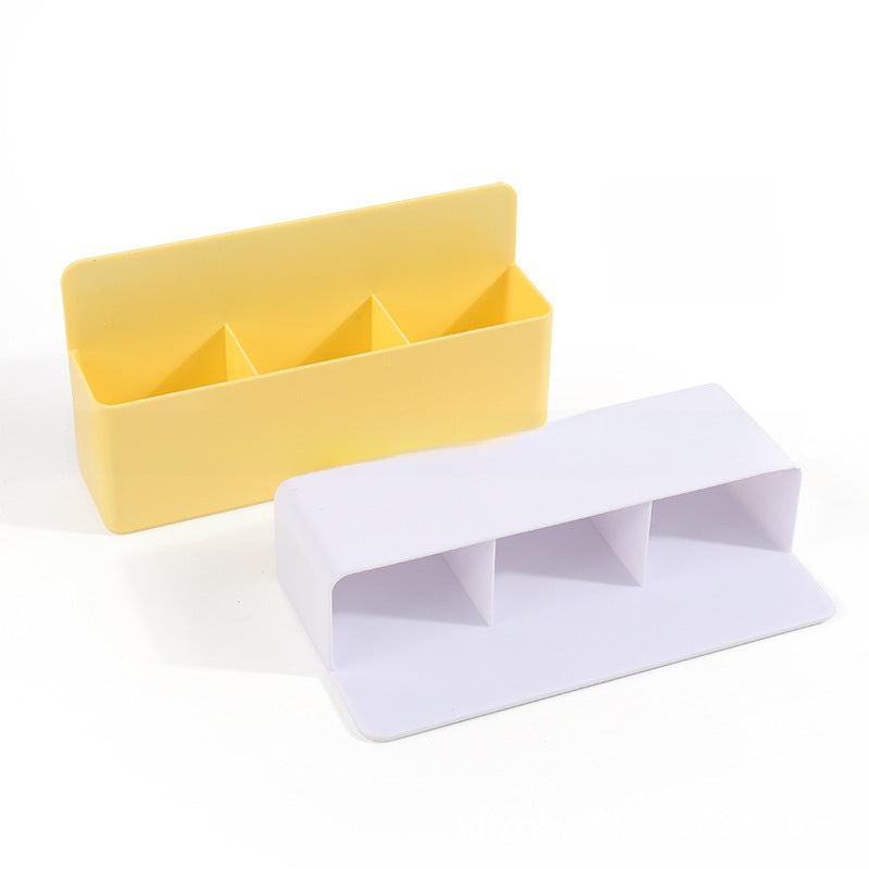 Living Room Magnetic Storage Box Home Office Multifunctional Adsorbable Plastic Storage Pen Storage Stationery Chalk Storage Box