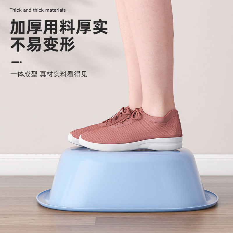 Washbasin Household Thickened Plastic Large-size Basin Student Dormitory Laundry High-value Small Baby Washbasin for Foot Washing