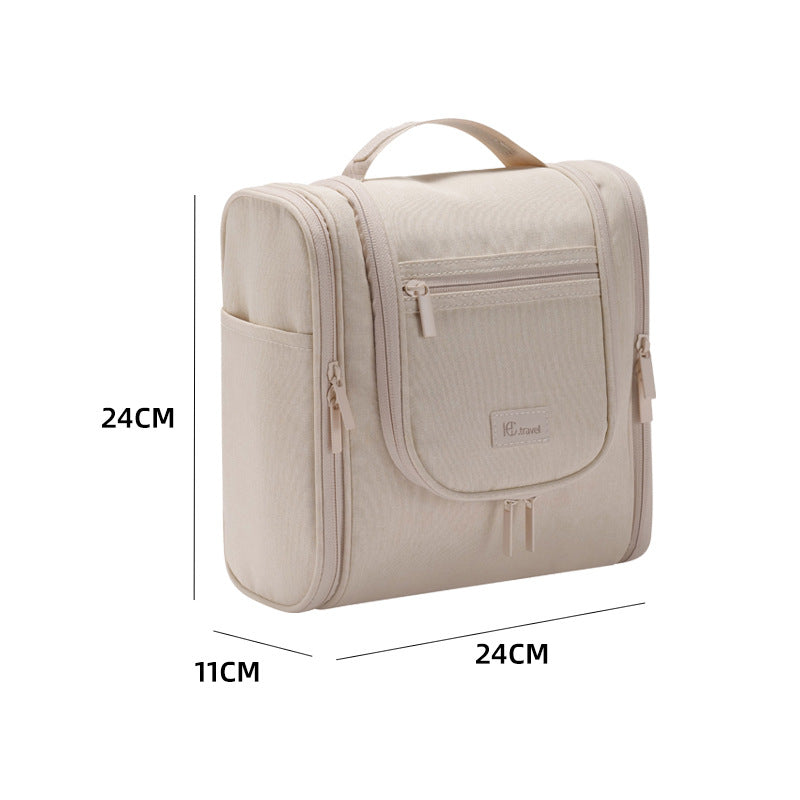 Multi-functional double-opening wash large-capacity travel storage bag portable hook wash bag anti-splash thickened portable