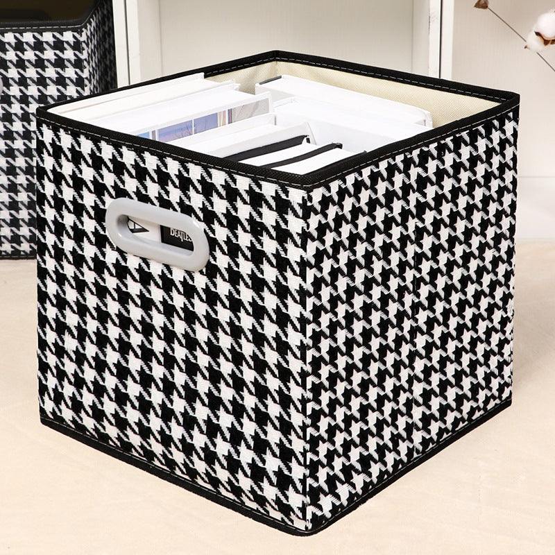 Amazon Lidless Storage Box Fabric Storage Box Foldable Large Drawer Storage Box Toy Storage Box