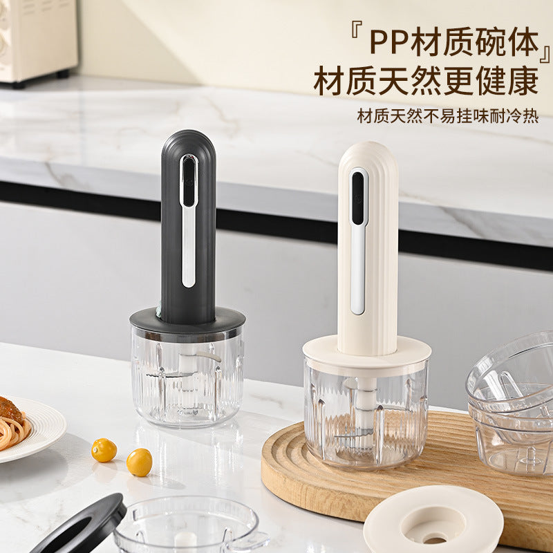 Wireless Electric Food Processor for Home Use, Small Garlic Masher, Vegetable Mincer, Garlic Paste Blender, Baby Food Processor, Garlic Paste Tool