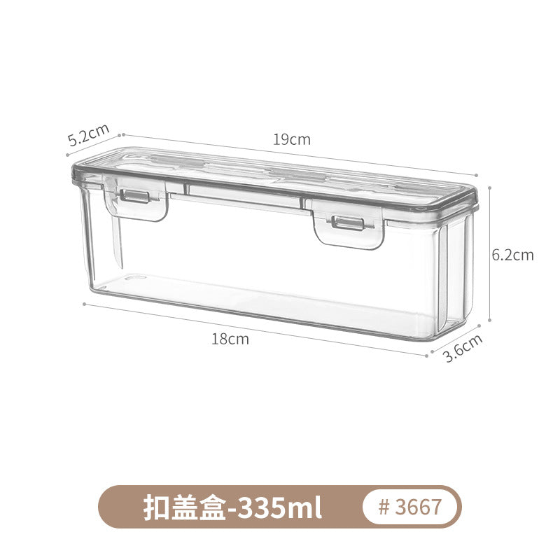 [Special Offer] Transparent Storage Box Flip-Top Organizer Multi-Purpose Square Storage Box Miscellaneous Box 20 Sizes