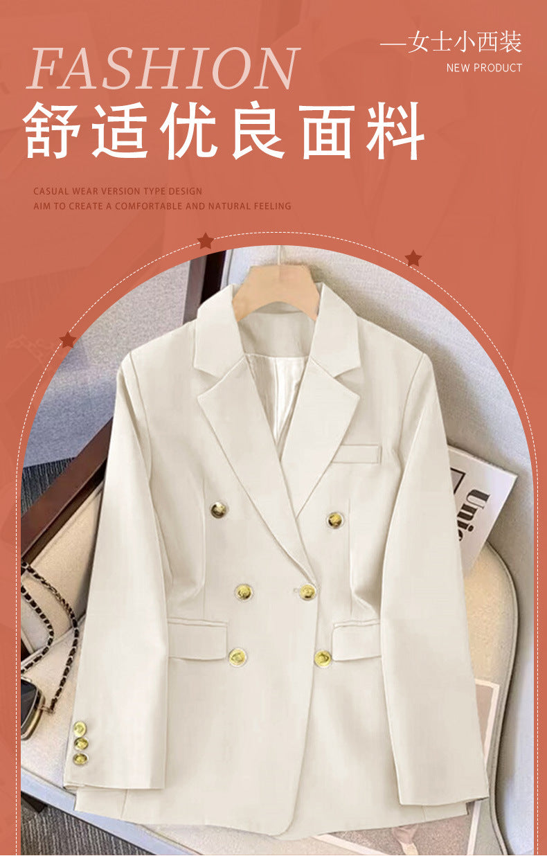 2026 New Style Elegant Commuter Blazer for Women, Spring and Autumn, Unique Design, Trendy Cross-Border Suit