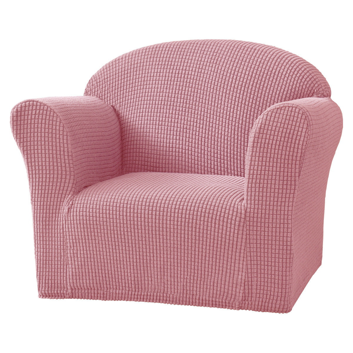 Cross-border Exclusive Elastic Fleece Children's Sofa Cover Solid Color Simple Small Sofa Cover Baby Sofa Cover