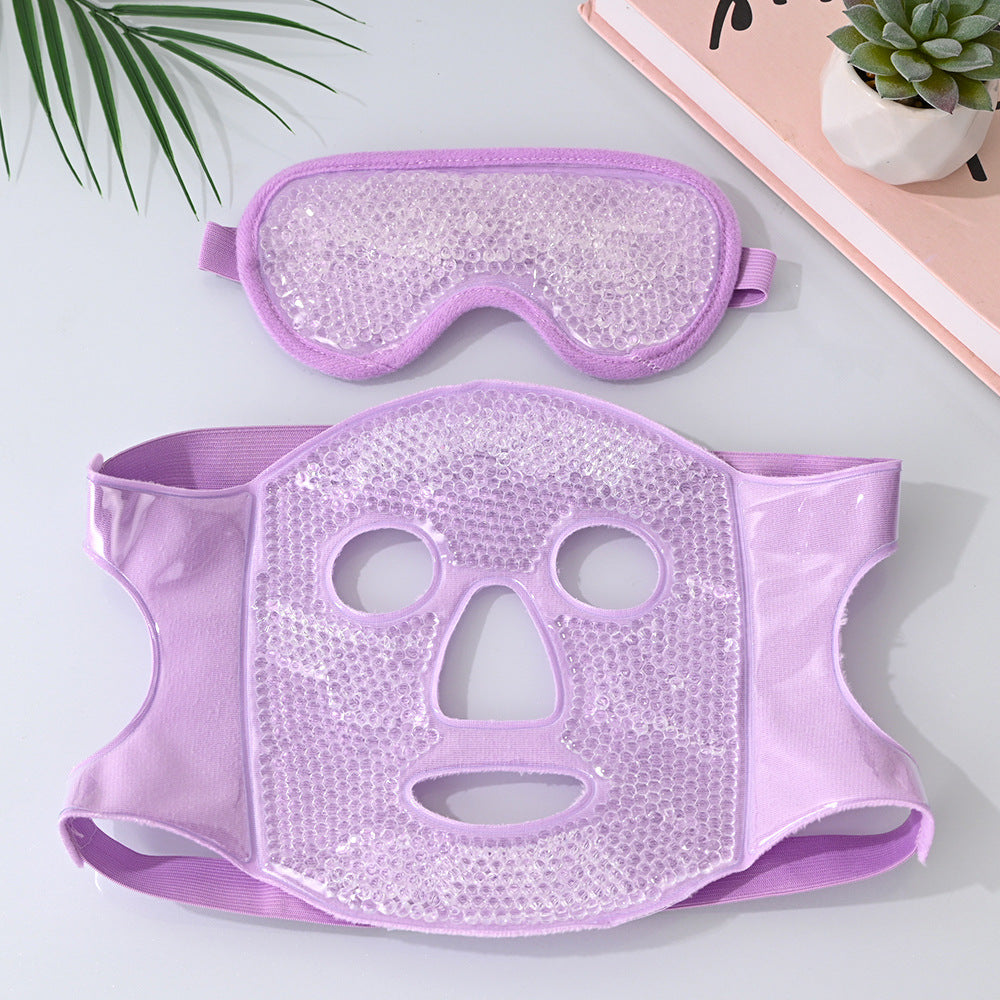 Ice Mask, Ice Eye Mask, Ice Pack, Facial Mask, Postoperative Recovery Artifact, Hot Compress, Full Face Cooling, Super Soft Face Mask