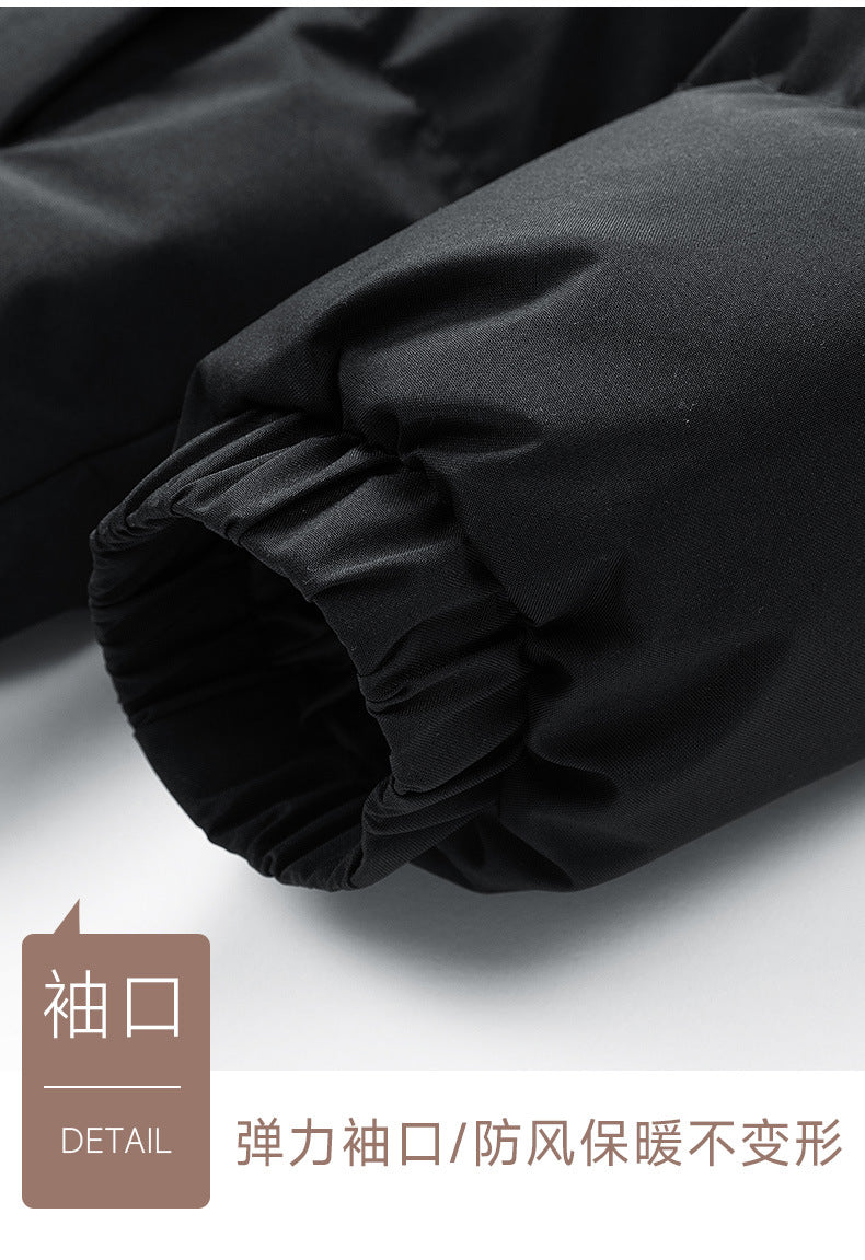 Winter cotton-padded jacket coat American fashion brand couple's bread clothing casual all-match daily loose thickened