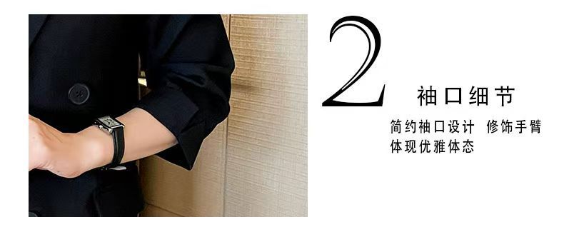 Cross-Border Plus Size Women's Clothing Plus Size Fashion Suit Women's Spring and Autumn Korean Style Temperament Back Slit Cropped Pants Two-Piece Set