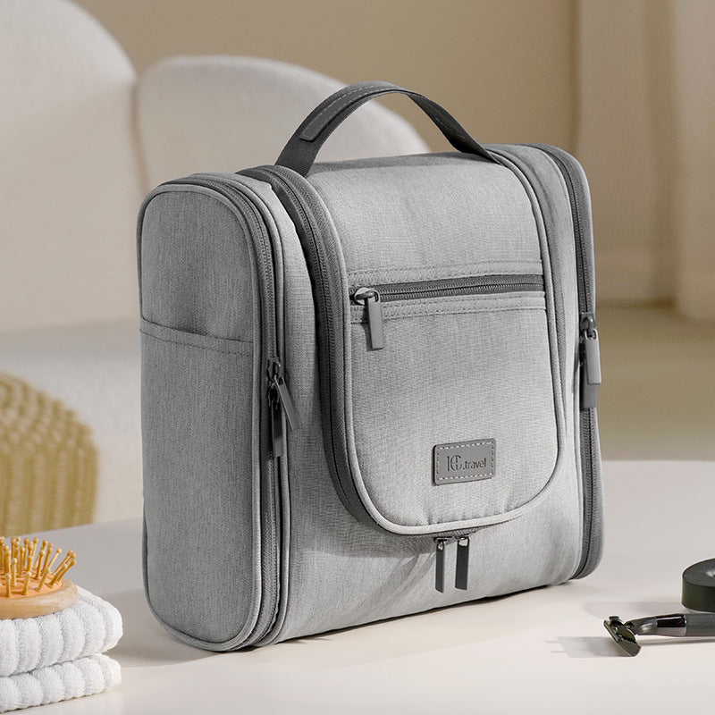 Multi-functional double-opening wash large-capacity travel storage bag portable hook wash bag anti-splash thickened portable