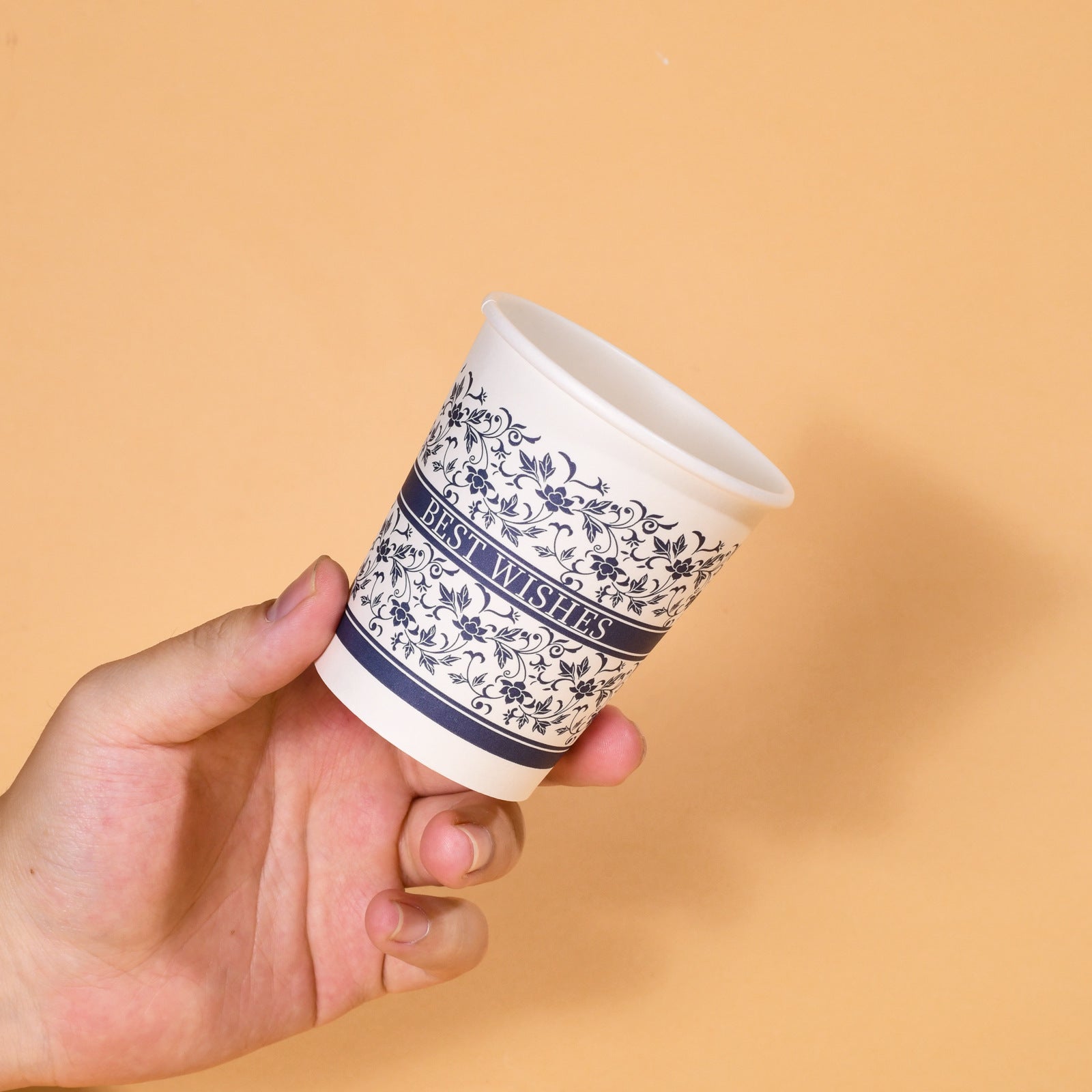 Disposable Thickened Paper Cups for Household Use, Food-Grade, Commercial Use, Office Use, Small Fragrance Water Cups, Hot Drink Tea Cups, Pack of 1000
