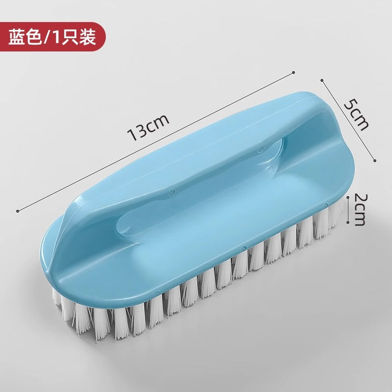 Plastic Brush with Hard Bristles, Thickened and Reinforced Handle, Multifunctional Laundry and Shoe Cleaning Brush, Non-Slip Cleaning Brush for Sneakers and White Shoes