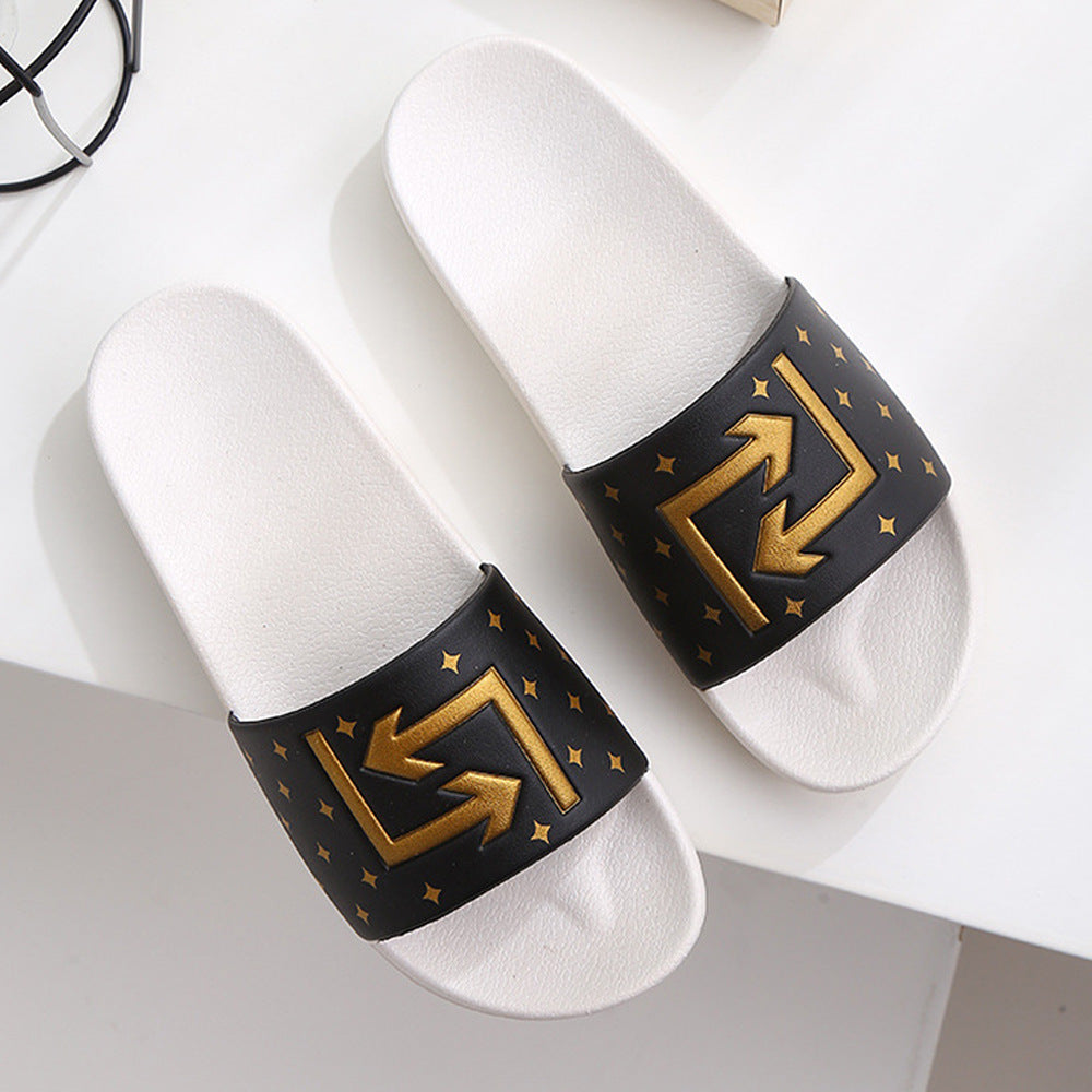 Home Slippers Women's Indoor Bathroom Non-slip Sandals Summer Outdoor Casual Fashion Slippers Outdoor Couple Slippers