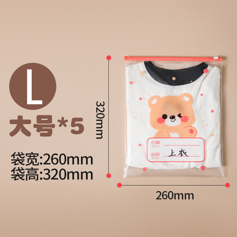 Kindergarten Storage Bag, Kidsren's Preparation for Kindergarten Clothing Storage Bag, Waterproof Sealed Storage Baby Special Packaging Bag