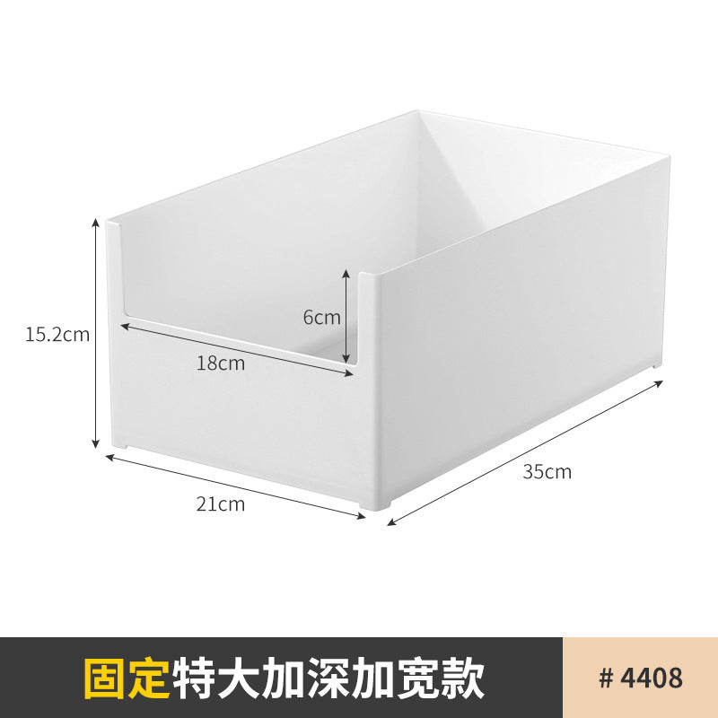 Multifunctional Household Kitchen Cabinet Storage Box Sundries Snack Storage Box Right Angle Storage Basket Cosmetics Storage Box
