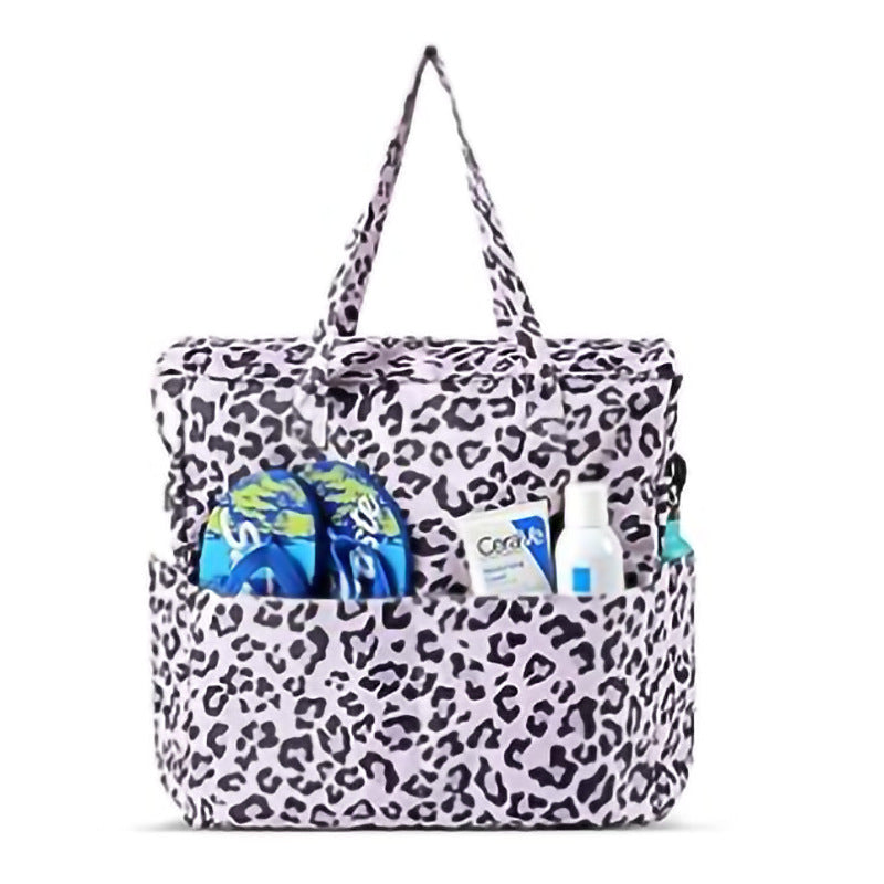 Feihong Cross-Border Large-Capacity Beach Bag Amazon New Travel Storage Bag Portable Printed High-Value Storage Bag