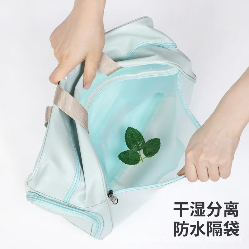 Waterproof Swimming Bag Fitness Sports Bag Portable Storage Toiletries Cosmetic Bag Swimwear Beach Bag Shoe Storage
