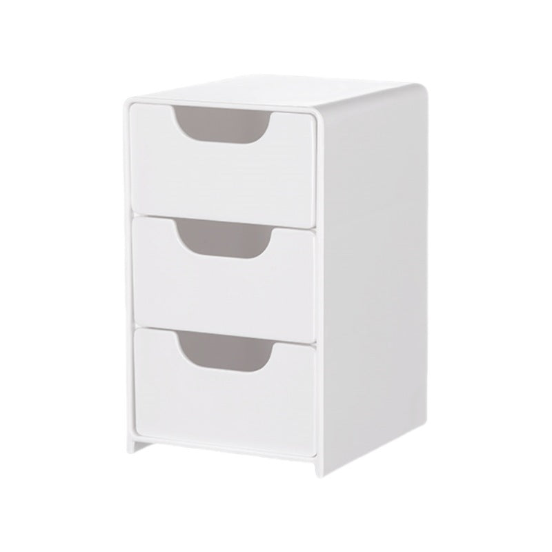 Mini Desktop Small Office Furniture Office Organizing Handy Gadget Jewelry Lipstick Large Capacity Cosmetic Storage Box