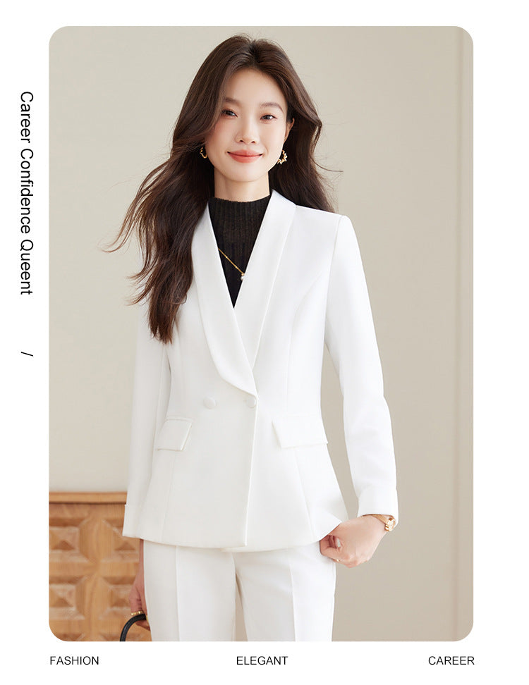 High-End Suit Suit Spring & Fall New Goddess Style Casual Slimming Look Elegant Fashion Commuter Business Professional Workwear