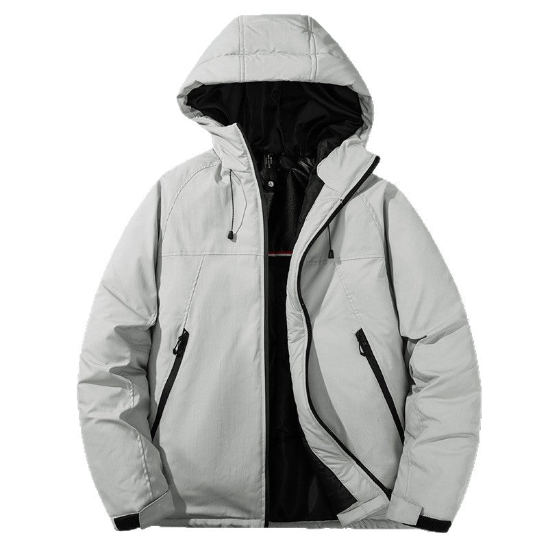 Autumn and Winter New Graphene Cotton Coat Couple's Same Style Windproof Waterproof Loose Casual Hooded Thickened Jacket