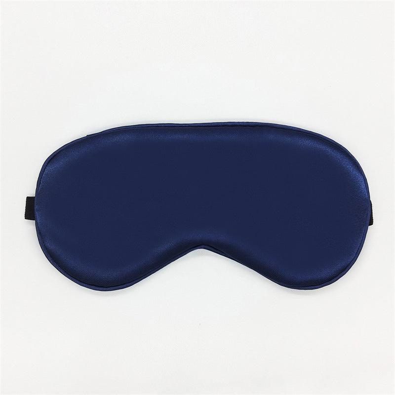 Cross-Border Eye Masks in Stock, Double-Sided Imitation Silk Sleep Wholesale, Blackout for Nap, Travel, Aviation, Full Blackout Eye Protection