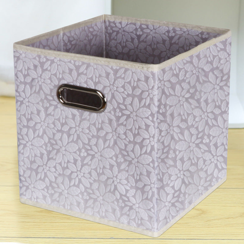 Amazon Lidless Storage Box Fabric Storage Box Foldable Large Drawer Storage Box Toy Storage Box