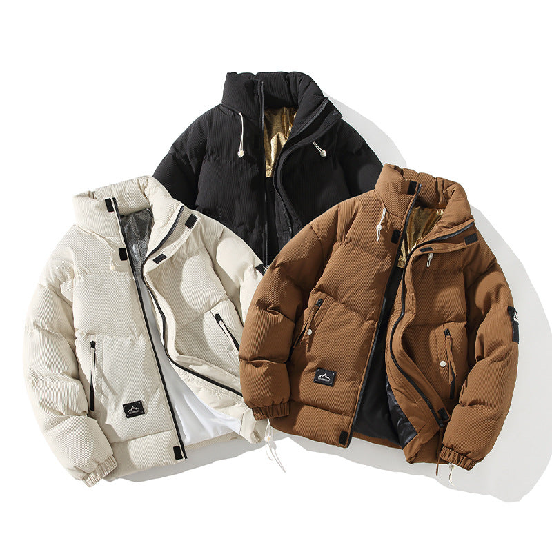 American Street Fashion Brand Graphene Winter Thickened I Charge Daily Casual All-match Cotton Jacket
