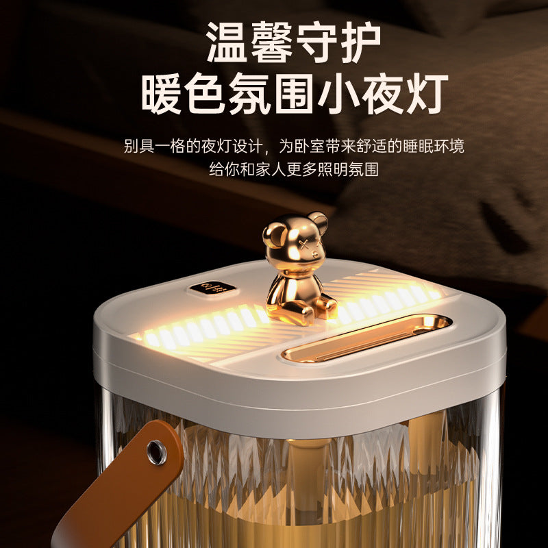 Cross-Border Desktop Humidifier for Home Bedroom Extra Large Capacity Ambient Light Double Nozzle Extra Large Mist Volume Sprayer Dropshipping