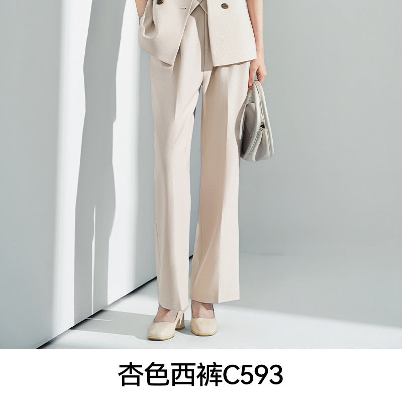Blue Classy Professional Suit Suit for Women 2025 Spring & Fall New Style Workplace Formal Wear Elegant Work Clothing Three-Piece Suit