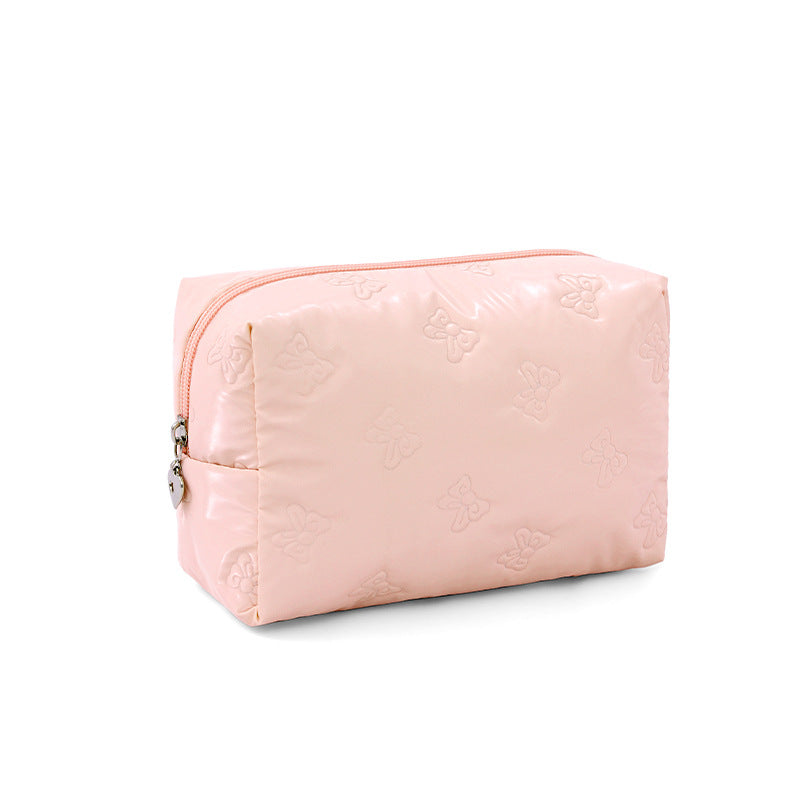 Waterproof and Easy-Foldable Small Fresh Cosmetic Bag, High-End Multi-Functional Toiletry Bag, Cosmetic Cosmetics Bag Customization