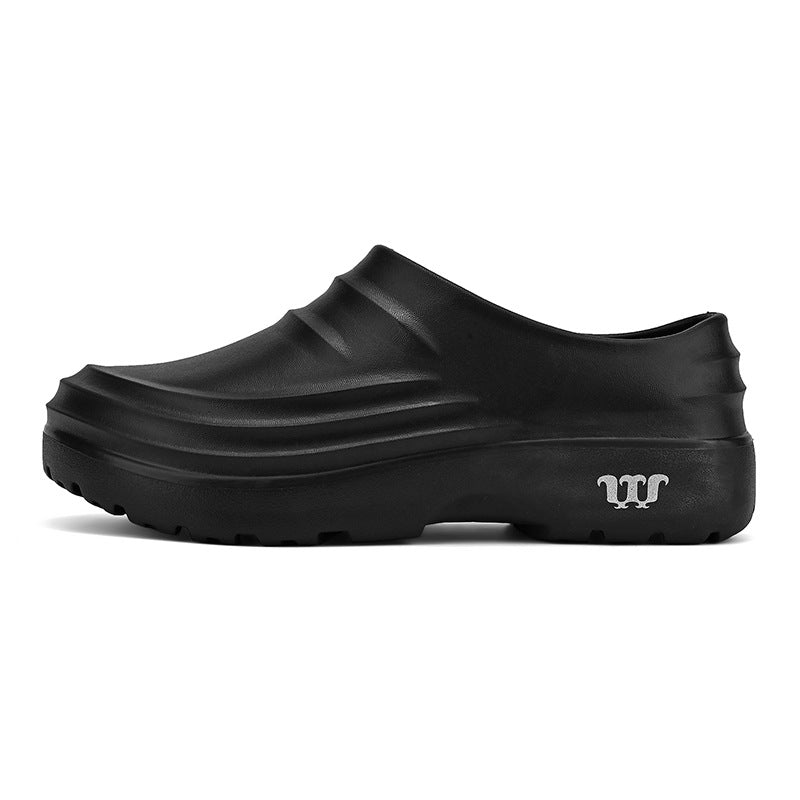 Cross-border chef shoes men and women non-slip waterproof kitchen special oil-proof shoes wear-resistant hotel food factory hospital work shoes