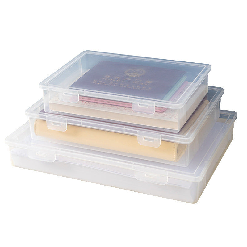 Document Storage Box for Home Use, Multifunctional Stationery, Certificate, Data, File, Card Holder, Household Registration Book Organizer, Magic Tool