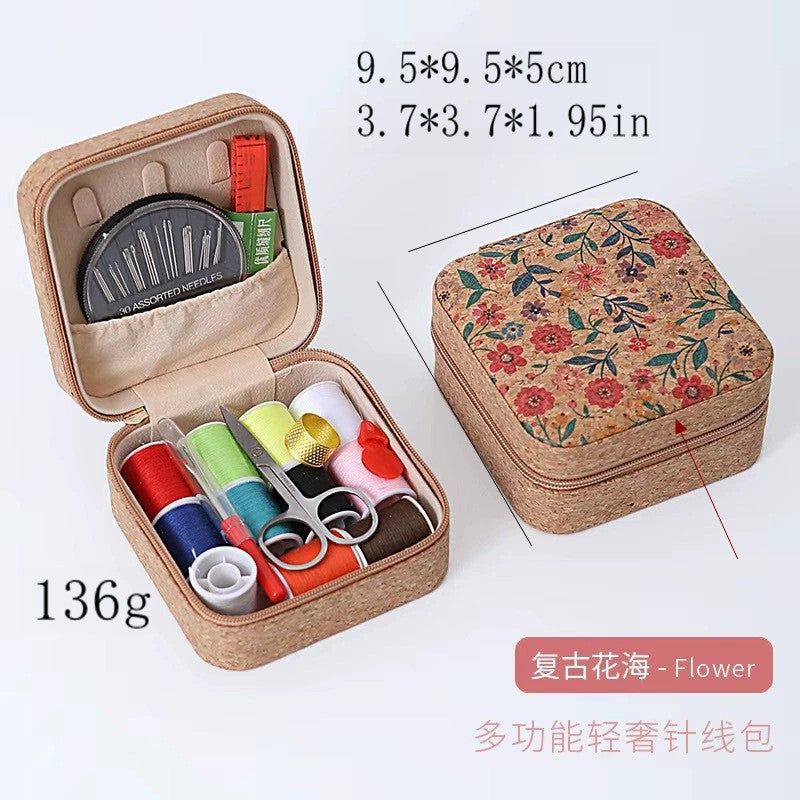 Sewing Box Household High-Quality Dormitory Sewing and Mending Sewing Kit Portable Wedding Sewing Kit Practical Sewing Thread Box