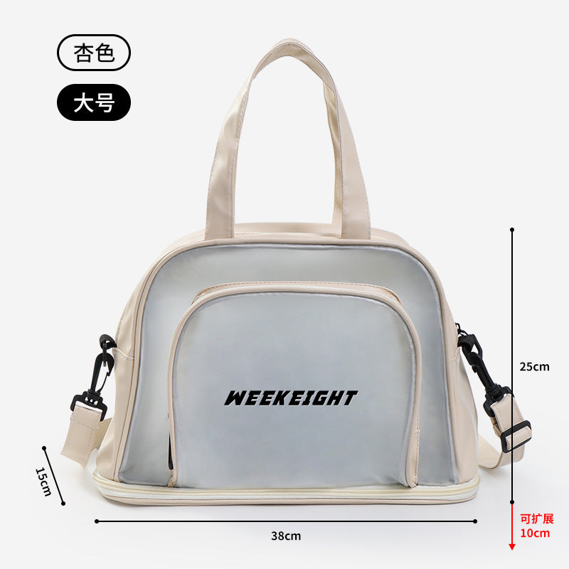 New Dry and Wet Separate Gym Bag Swimming Bag Large Capacity Waterproof Toiletry Bag Travel Portable Shoulder Beach Bag