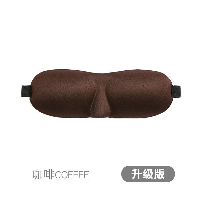 3D Eye Mask Sponge Fabric Light-Blocking Eye Protection Travel Aviation Sleep Unisex Customizable Logo Full Blackout