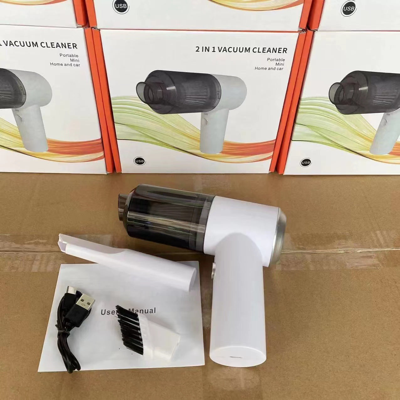 Car Vacuum Cleaner with Super Strong Suction, High Power, Wireless Charging, Smart, Portable, Desktop, Handheld, Small, Powerful Vacuum Cleaner