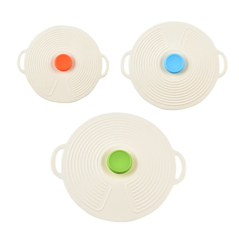 Casual Style Silicone Fresh-Keeping Lid, Sealed Bowl Lid, Meal Lid, Basin Lid, Plate Lid, Microwave Oven Splash-Proof Lid