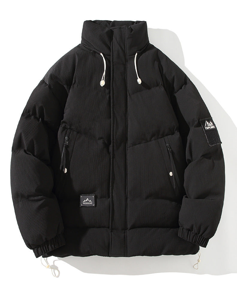 American Street Fashion Brand Graphene Winter Thickened I Charge Daily Casual All-match Cotton Jacket